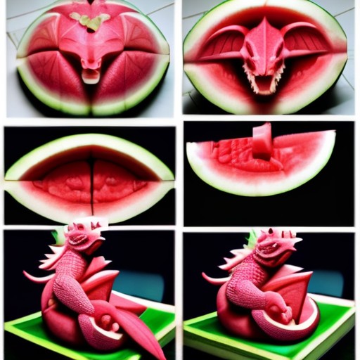 西瓜雕刻图片（6图）