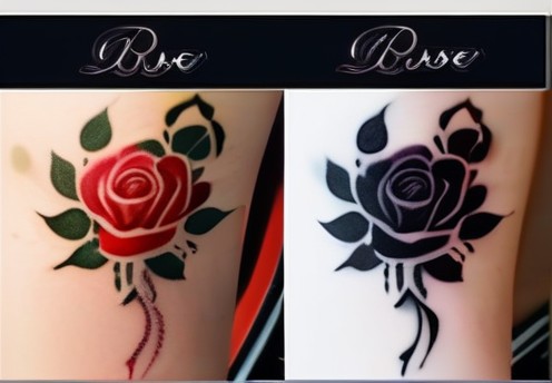 玫瑰花纹身（8p）